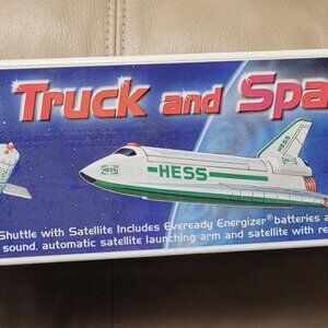 1999 Hess Truck and Space Shuttle with Satellite Brand NEW